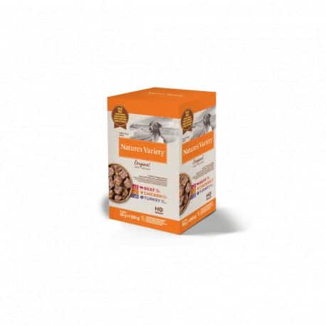 Nature's Variety Humide pour chien Mini Multipack 150Gr x 4