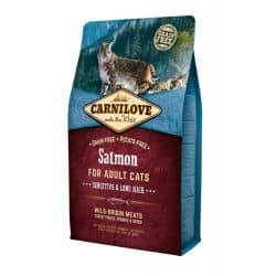 Carnicat (Carnilove) pour chat Poils Longs Saumon 2Kg