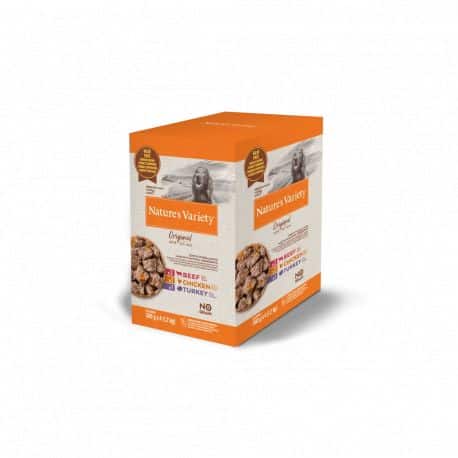 Nature's Variety Humide pour chien Medium & Maxi Multipack 300Gr x 4