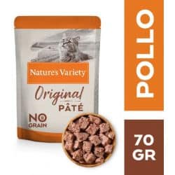 Nature's Variety Humide pour Chat No Grain(sans céréales) au Poulet 70 Gr