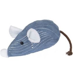 Jouet Medy pour chat : SOURIS BLEU 11 CM