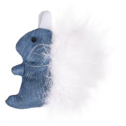 Jouet Medy pour chat : ECUREUIL BLEU 9.5 CM