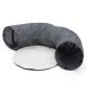 Tunnel pour chat Gotar avec coussin gris 95 cm d28 cm