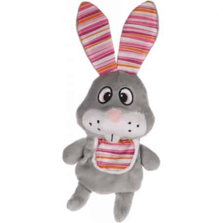 Jouet Pieno Lapin en peluche gris 25 cm