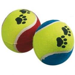 BALLE de TENNIS smash imprimé pattes 9.5 cm assortiment