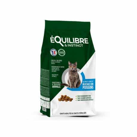 E&I Croquettes chat sterilisé au poisson 5 kg