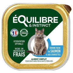 E&I BQ chat sterilisé 85gr : SAUMON