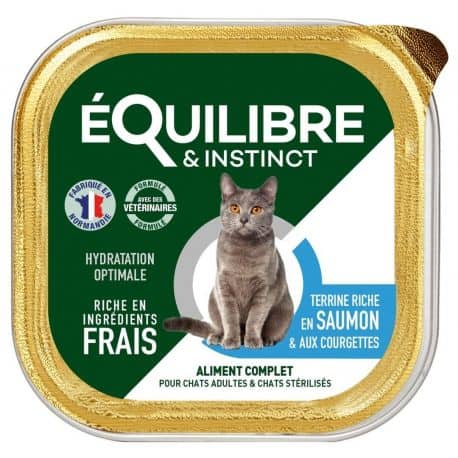 E&I BQ chat sterilisé 85gr : SAUMON