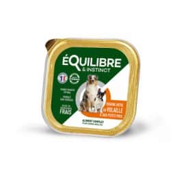 E&I Barq,chien Adulte volaille + petit pois 300 grs