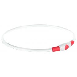 collier flash lumineux usb  s-m / rouge