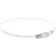 COLLIER FLASH LUMINEUX USB : L-XL / BLANC