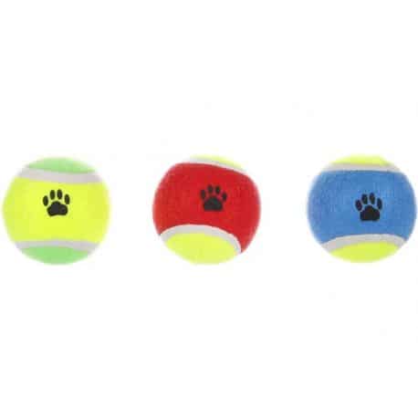 BALLE de TENNIS smash imprimé pattes 6 cm assortiment