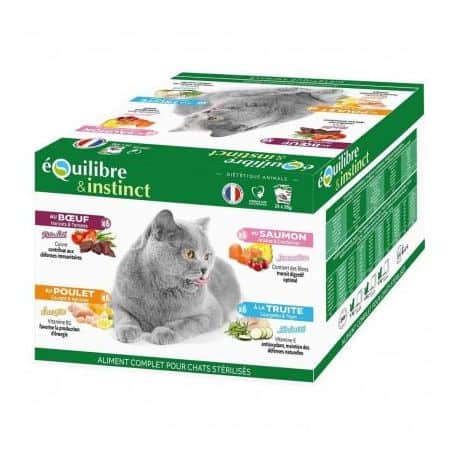 E&I Effilés 4 variétés pour chats stérilisés Multipack 24x85