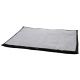 Tapis Trip 140 Cm Gris et Noir