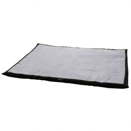 Tapis Trip 140 Cm Gris et Noir