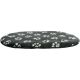 Coussin Jimmy Ovale Noir : 115 X 72 CM